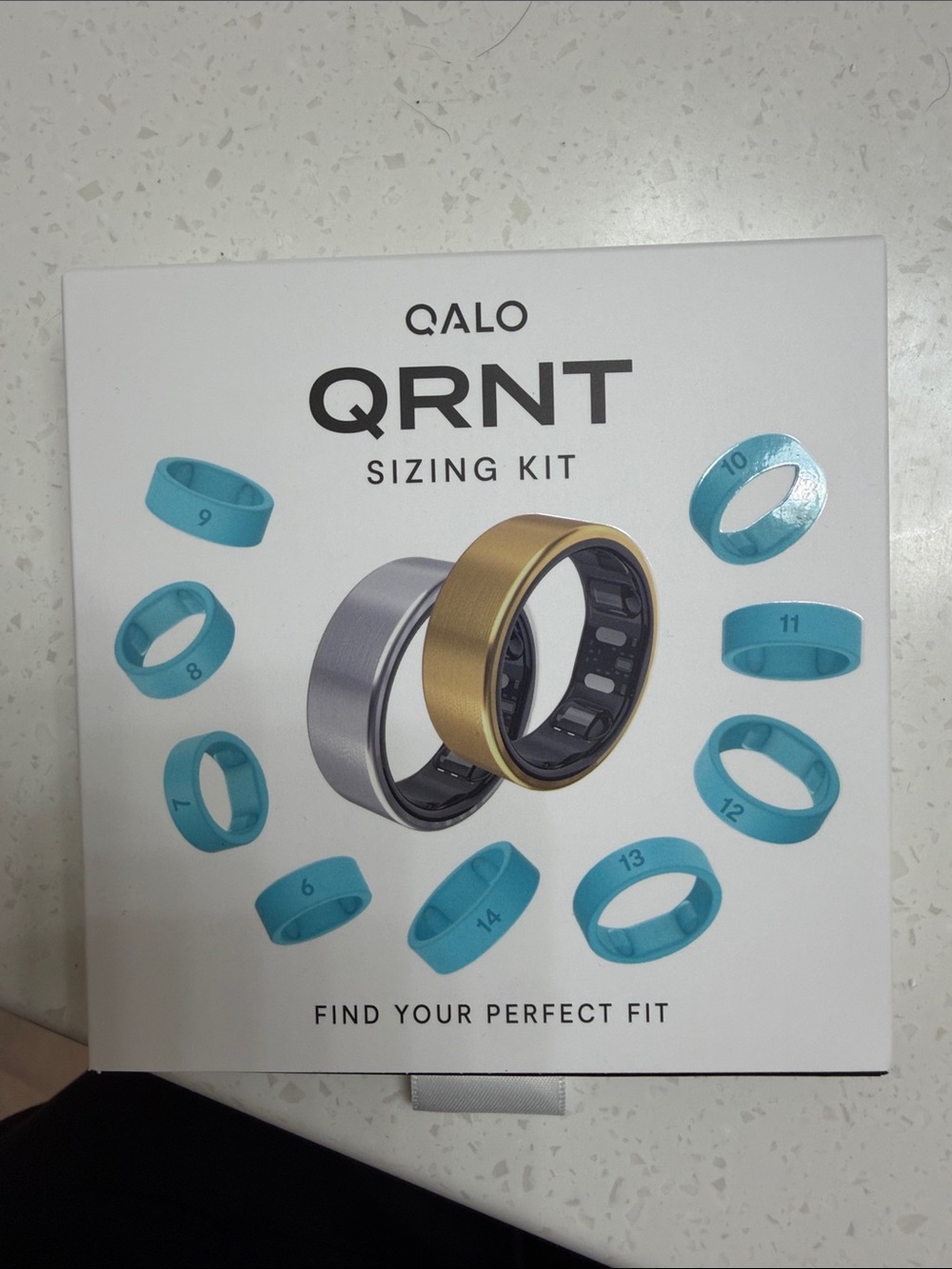 QALO QRNT Sizing Kit - Blue Ring Fit Guide